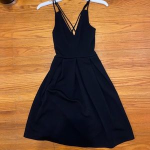 Strappy Black Dress